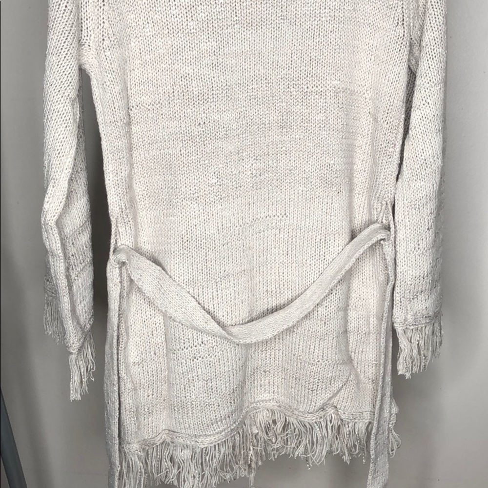 Grey fringe sweater - Picture 6 of 8
